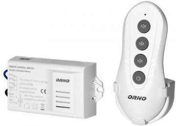 Беспроводной контроллер освещения ORNO OR-GB-447 с 1 пультом дистанционного управления Беспроводной контроллер освещения ORNO OR-GB-447 с 1 пультом дистанционного управления