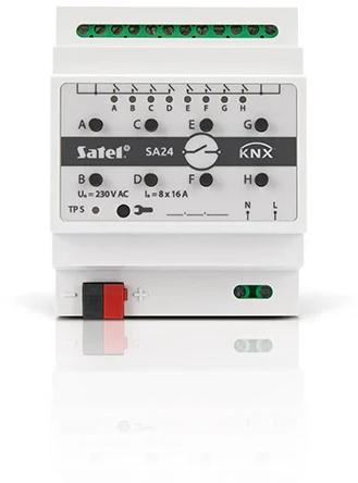 SATEL KNX 8-канальный коммутационный пульт KNX-SA24