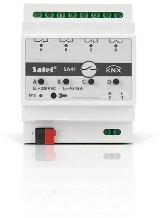 SATEL KNX 4 kanālu pārslēgšanas pults KNX-SA41SATEL KNX 4 kanālu pārslēgšanas pults KNX-SA41