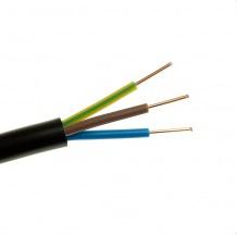 Elektriskais zemējuma kabelis YKY 0,6/1kV 3x2,5mm2 BLACK ELEKTRISKAIS KĀBELS 100mElektriskais zemējuma kabelis YKY 0,6/1kV 3x2,5mm2 BLACK ELEKTRISKAIS KĀBELS 100m