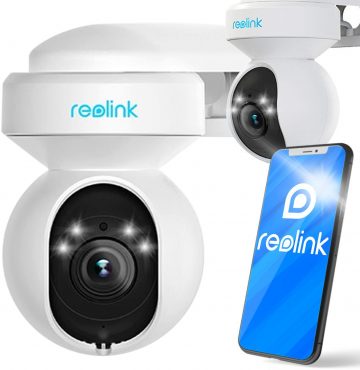 Уличная PTZ-камера Reolink E1 5MP Wi-Fi LED IP
