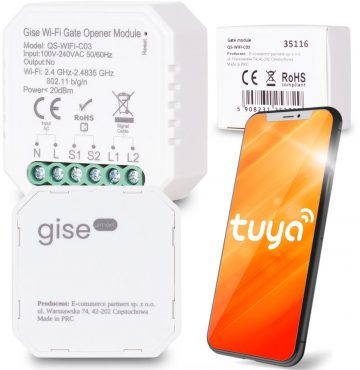 GISE viedais modulis WiFi vārtu kontrolei | Tuya