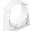 Slēdzams UZE-32 WHITE elektroinstalācijas cauruļu turētājs (PACK of 50pcs)