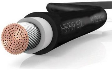 Saules kabelis 4mm2 HIS, HIKRA (H1Z2Z2-K) BLACK 1m