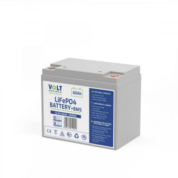 VOLT POLSKA LITIUM-GELAZIUM-PHOSPHATE LIFEPO4 12V 60Ah 60Ah LiFePO4 baterija