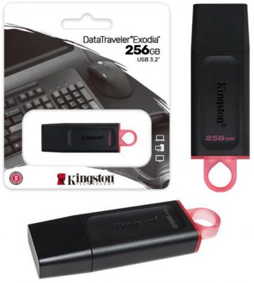 Kingston Data Traveler Exodia 256GB USB3.1 Gen1 zibatmiņas disks