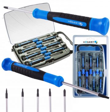 Hoegert HT1S270 Прецизионные отвертки — набор из 7 предметов