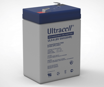 AGM ULTRACELL UL 6V 5Ah baterijaAGM ULTRACELL UL 6V 5Ah baterija