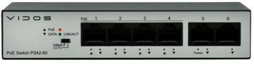 PoE 4 portu komutators VIDOS ONE PS 42/60