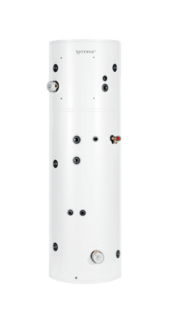 Водонагреватель ROTENSO из нержавеющей стали с буфером Термос Twin Inox AQT300+90IX1