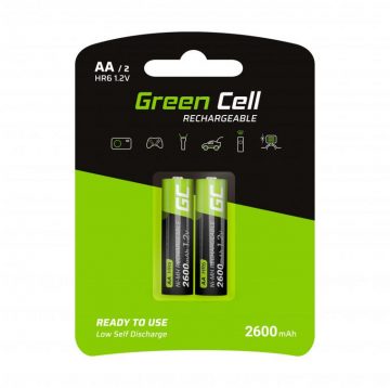 Батарейки Green Cell 2x AA HR6 2600 мАч GR05
