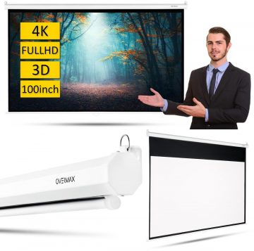 PROJEKCIJAS EKRĀNS OVERMAX OV-SEMI-AUTOMATIC SCREEN 100PROJEKCIJAS EKRĀNS OVERMAX OV-SEMI-AUTOMATIC SCREEN 100