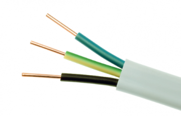 Elektroinstalācijas plakanā stieple YDYp 450/750V 3x1.5mm2 ELEKTROKABEL 100mElektroinstalācijas plakanā stieple YDYp 450/750V 3x1.5mm2 ELEKTROKABEL 100m
