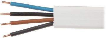 Elektroinstalācijas plakana stieple YDYp 450/750V 4x1.5mm2 ELEKTROKABEL 100mElektroinstalācijas plakana stieple YDYp 450/750V 4x1.5mm2 ELEKTROKABEL 100m