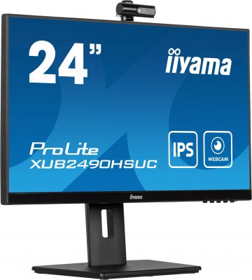 LED monitors IIYAMA XUB2490HSUC-B5 IPS IR PIVOT kamera LED monitors IIYAMA XUB2490HSUC-B5 IPS IR PIVOT kamera