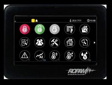 ROPAM TOUCH TASTATŪRA TPR-4BS-P - MONTĀŽAI UZ LĪDZENAS VIRSMAS