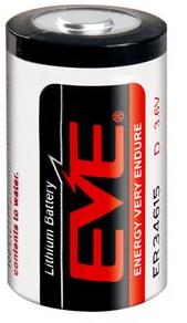 Аккумулятор LS33600 / ER34514 D / R20 EVE 3.6V 19000mAh (1 шт.)