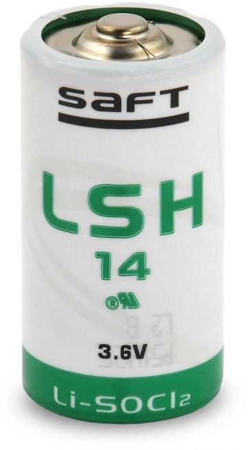Battery LSH14 C / R14 LiSOCl2 SAFT 3.6V 5800mAh (1 pc.) Battery LSH14 C / R14 LiSOCl2 SAFT 3.6V 5800mAh (1 pc.)