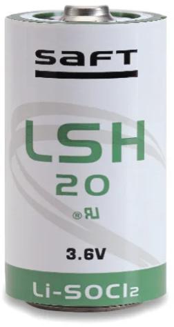 Baterija LSH20 D / R20 LiSOCl2 SAFT 3.6V 13000mAh (1 vnt.) Baterija LSH20 D / R20 LiSOCl2 SAFT 3.6V 13000mAh (1 vnt.)