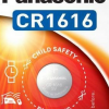 Akumulators CR1616 1BL PANASONIC 3V 55mAh (1 gab.) Akumulators CR1616 1BL PANASONIC 3V 55mAh (1 gab.)