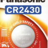 Akumulators CR2430 1BL PANASONIC 3V 300mAh (1 gab.)