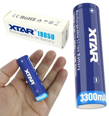 18650 Li-Ion 3,6 V Xtar 3300 mAh baterija (1 vnt) su apsauga18650 Li-Ion 3,6 V Xtar 3300 mAh baterija (1 vnt) su apsauga