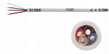 INTERCOM SIGNAALING CABLE BITNER YTDY 4X0,5 - 100M
