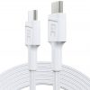 USB-C / USB-C kaabel Green Cell POWERSTREAM 120cm WHITE PD 60W ULTRA CHARGE KIIRLAADIMINE 3,0 KABGC30W