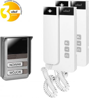 Двухквартирный 2-проводной домофон Vibell (Orno) OR-DOM-SL-924 Двухквартирный 2-проводной домофон Vibell (Orno) OR-DOM-SL-924