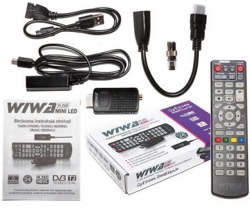 DVB-T/T2 WIWA H.265 MINI LED-vastuvõtjaDVB-T/T2 WIWA H.265 MINI LED-vastuvõtja