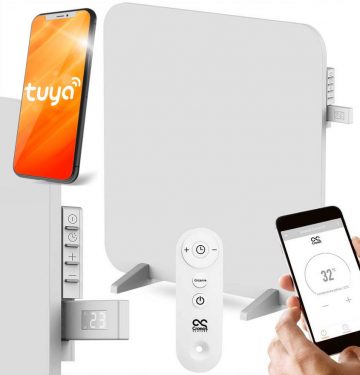 Инфракрасный обогреватель металлический с дистанционным управлением 450 Вт Wi-Fi CR-500