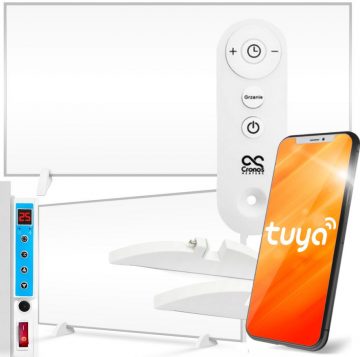 Инфракрасный обогреватель IR 720W + WiFi CR-720TWP TUYA серебристый цвет