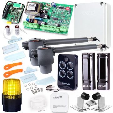 Genius G-Bat 400 komplekts 8 m gariem divviru vārtiem (lampa + pamatne + buferi + Wi-Fi modulis)