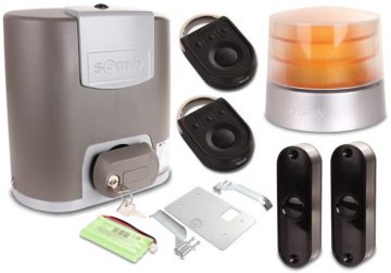 Somfy Elixo 500 3S RTS 24V Comfort Pack (1216364) bīdāmajiem vārtiem