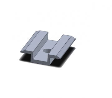 Центральный зажим L50 серебристый CORAB XPF_KL014 Центральный зажим L50 серебристый CORAB XPF_KL014