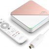 Android TV Box Homatics R 4K Plus WiFi 4GB RAM/32GB ROM + DVB-T2 H.265 dekodētājs