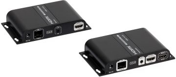 Преобразователь сигнала HDMI в оптоволоконный с удлинителем пульта дистанционного управления Signal H3608