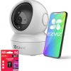 Ezviz H6C Wi-Fi kamera, 2 MP, ar 64 GB Goodram atmiņas karti (CS H6C)