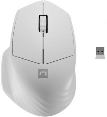 Natec Siskin 2 Bluetooth bezvadu pele baltaNatec Siskin 2 Bluetooth bezvadu pele balta