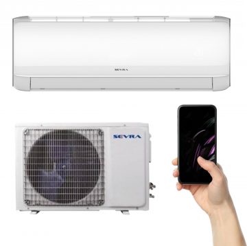 Split kondicionierius, oras-oras šilumos siurblys SEVRA PROFI SEV-18DA