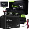 CONVERTER KIT Green Cell 12V/ 230V 300W/600W CLEAN SINUS + GreenCell 12V 100Ah AGM akumulators CONVERTER KIT Green Cell 12V/ 230V 300W/600W CLEAN SINUS + GreenCell 12V 100Ah AGM akumulators