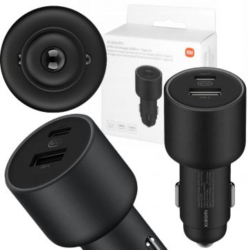 Xiaomi auto lādētājs 67 W (USB-A + C tipa) Xiaomi auto lādētājs 67 W (USB-A + C tipa)
