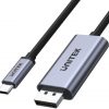 Unitek adapteris V1409A USB-C uz DisplayPort 1.2 4K 60Hz 1,8 m