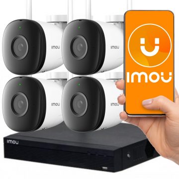 IMOU WI-FI KIT LITE wifi uzraudzības komplekts/NVR1104HS-W-S2/4-F22IMOU WI-FI KIT LITE wifi uzraudzības komplekts/NVR1104HS-W-S2/4-F22