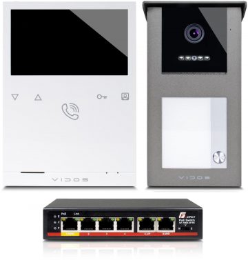 Videointerkoms VIDOS IPX S101-1/M101Videointerkoms VIDOS IPX S101-1/M101
