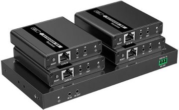 Сплиттер/удлинитель Spacetronik SPH-RL24 1x4 HDMI в LAN 4K@30 Гц