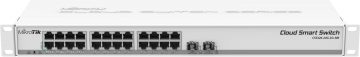 MIKROTIK MARŠRUTĒŠANAS PLATI CSS326-24G-2S+RM