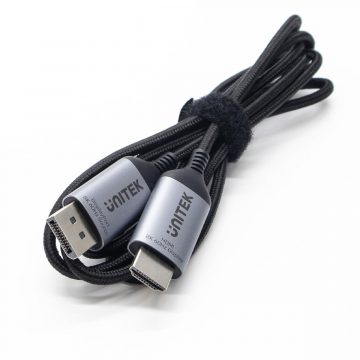 Unitek DisplayPort 1.4 – HDMI 2.1 kaablid, 8K, 1,8 mUnitek DisplayPort 1.4 – HDMI 2.1 kaabel, 8K, 1,8 m