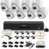 Dahua novērošanas komplekts 8x dome kamera HAC-HDW1500CLQ-IL-A-0280B-S2 1TB IR 20m 51mp