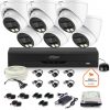 Dahua novērošanas komplekts 6x dome kamera HAC-HDW1500T-IL-A-0280B-S2 1TB IR 40m 51mp